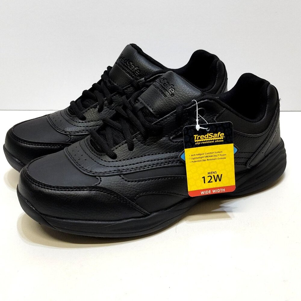 Tredsafe Dustin Dreamcell Anti-Fatigue Slip-Resistant Shoes Mens 12W Comfort NWT